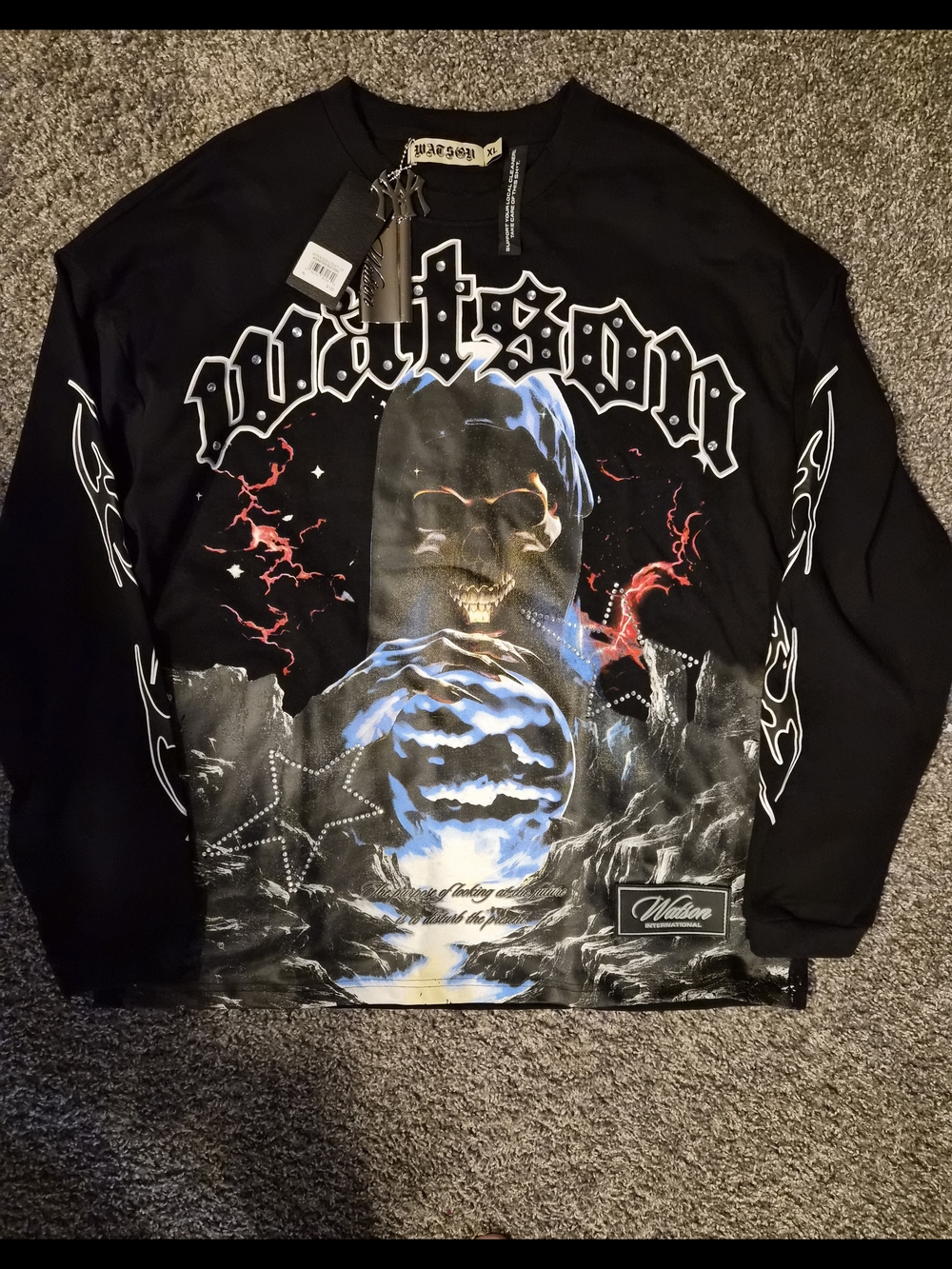 Wilson Black Graphic Long-Sleeve Jacket
